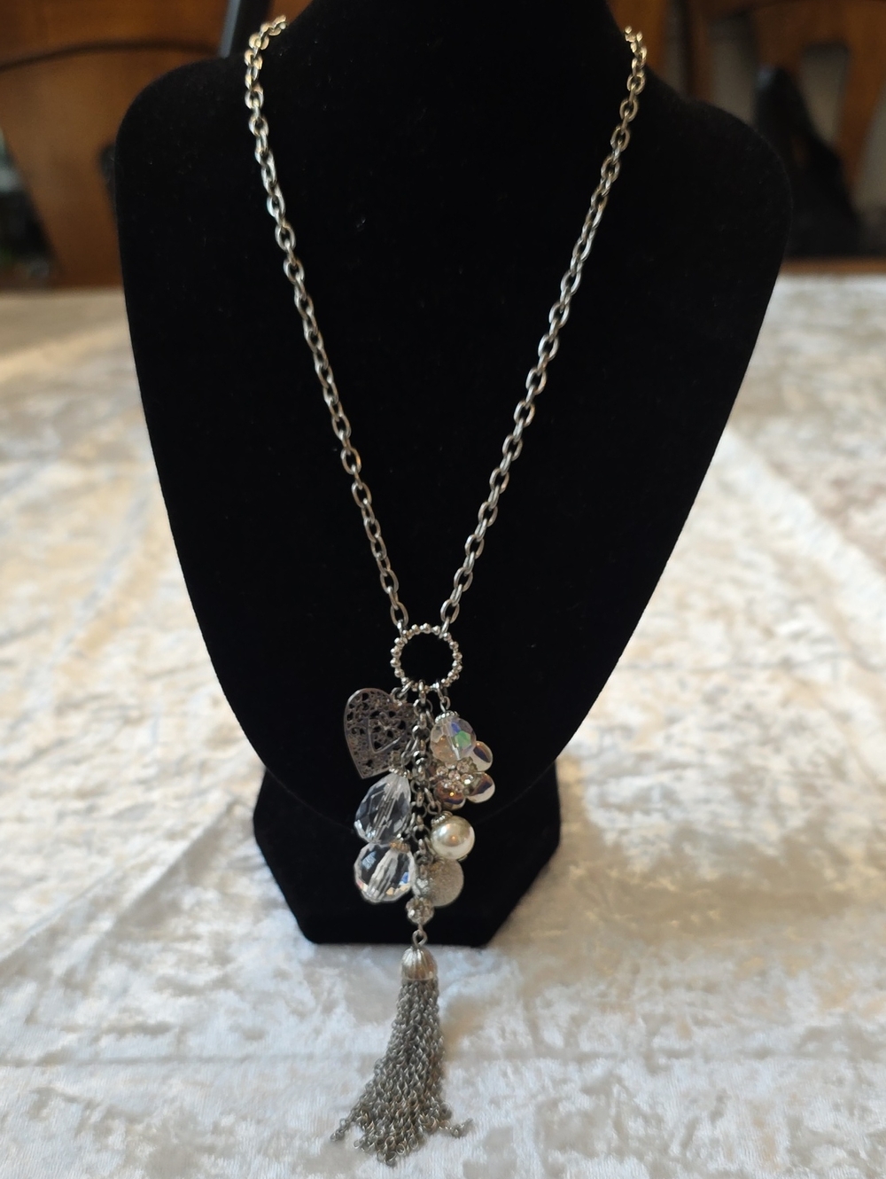 Cookie Lee Vintage Tassel Boho-chic Necklace